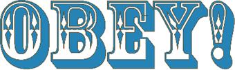 Obey Word Art 340x102